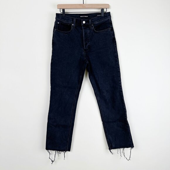 Aritzia Denim Forum Arlo High Rise Waist Straight Leg Button Fly Retro Frayed 29 - Picture 6 of 14